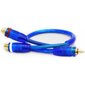 DB LINK Double Shielded RCA Y Adapter 2 Female RCA to 1 Male RCA Y Cable CLY2FZ